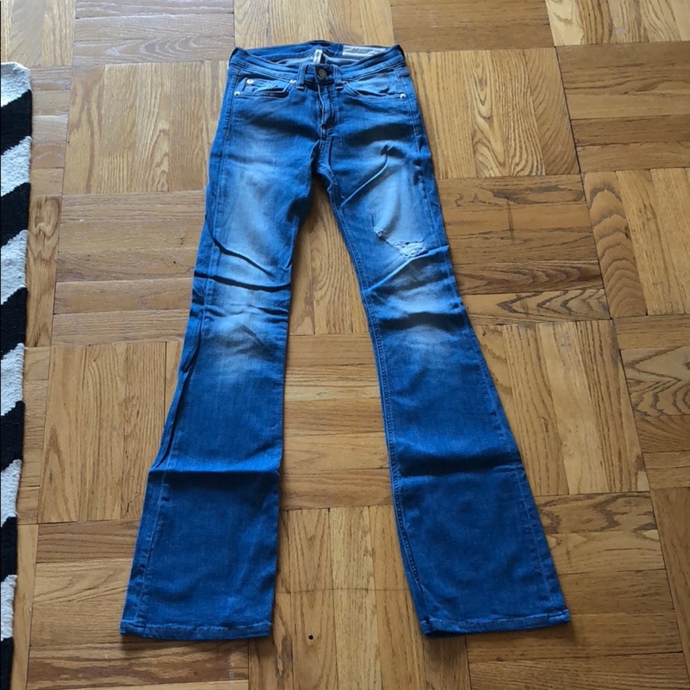 Rag & Bone High Rise Bell Jean